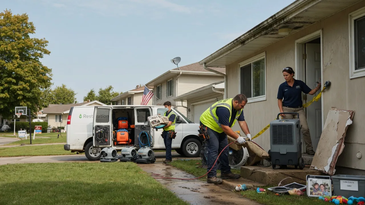 Water Damage Restoration in Burdett, KS near me